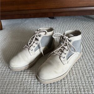 UGG AUSTRALIA BETHANY CANVAS Ceramic 1016668 Women's Nubuck / Canvas Lace Up